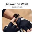 QCY GS2 Smart Watch 1.96 inch Amoled 60Hz High Resolution Display Bluetooth Calling IPX8 Waterproof 24 Hours Heart Rate Monitor SPO2 Sensor 100+ Sports Modes Smartwatch for Men and Women. 