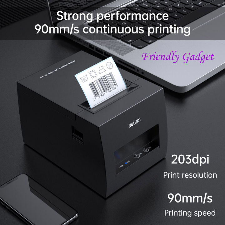 Label Printer | Barcode Printer | Deli E886BW Label Printer | Daraz.com.bd