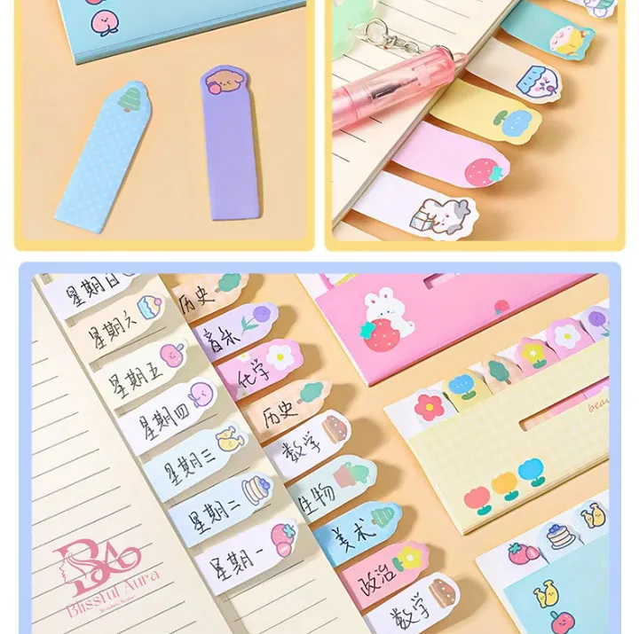 Lytwtw's%20Kawaii%20Stationery%20Cartoon%20Animals%20Marker%20Memo%20Pad%20Bookmark%20Flags%20Index%20Tab%20Sticky%20Notes%20Label%20Paper%20Stickers%20-%20Image%204