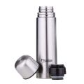 Prestige 1000ml Flask - Stylish Silver Stainless Steel Bottle with Leak-Proof Technology and 24-Hour Temperature Retention. 