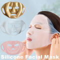 Silicone Mask Face Women Skin Care Tool Hanging Ear Face Mask Gel Sheet Reusable. 