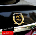 Alloy Car Logo Emblem Sticker for Toyota. 