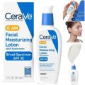 CeraVe developed with dermatologist AM Facial Moisturizing Lotion With Sunscreen(Broad Spectrum SPF 30t).