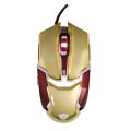 Newman IronMan G306 Wired Optical Gold & Black LED Gaming Mouse. 