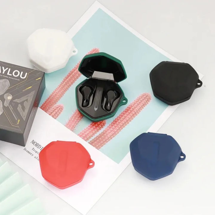 Haylou G3 Only Cover Carrying Cover Shockproof Earbuds Protective Cover Box for buds Soft Silicone Bluetooth Headphone Cover