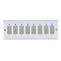 CLICK Piano Eight Hole Plastic Electrical PVC Board Switch Box 8.