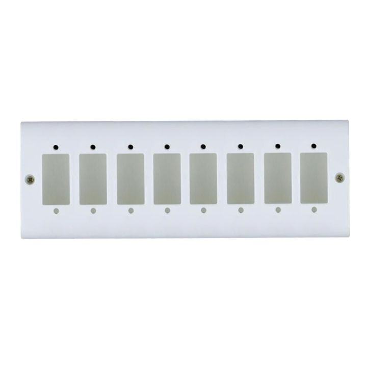 CLICK Piano Eight Hole Plastic Electrical PVC Board Switch Box 8
