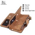 (New) louiwill' wallet for women long clutch pure PU leather hand bag large capacity card holder zipper coin pure Fahion money bag.