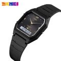 SKMEI 1604 Luxury Fashion Men Women Watch Dual Time Reloj Relogio Masculino Quartz Watches Simple Casual Waterproof Wristwatch. 