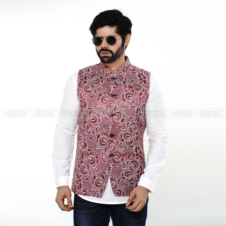 Printed Nehru Jacket & Koti for Men | Wedding & Party Wear