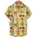 Ice Cream 3d Print Hawaiian Shirt Men's Clothing Tops Summer Casual Shirt For Men Fashion Men's Shirts Simple Lapel Shirts Man.