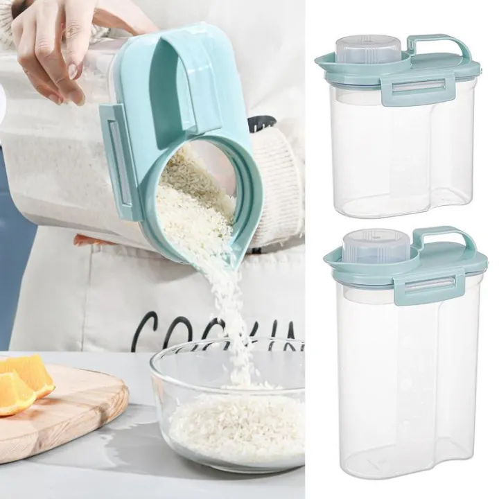 Large%20Cereal%20Dispenser%203.3lbs/5.5lbs%20Clear%20Handle%20Design%20Airtight%20Food%20Container%20With%20Dustproof%20Measuring%20Cup%20For%20Soybean%20-%20Image%203