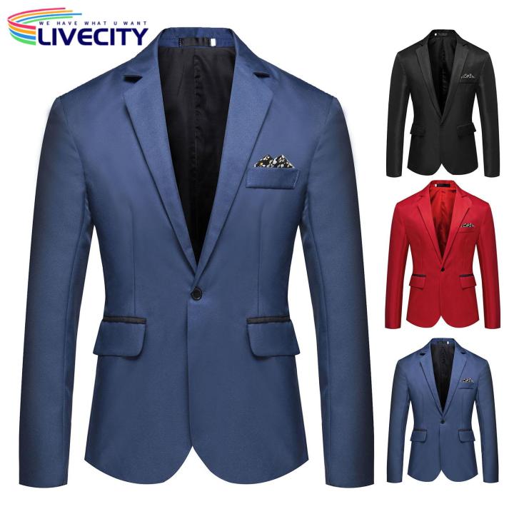 Men%20Lightweight%20Stylish%20Slim%20Fit%20Suit%20Jacket%20for%20Business%20Wedding%20Black%20White%20Stitching%20less%20Than%20Wedding%20Party%20-%20Image%209