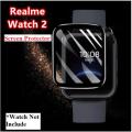 Realme Watch 2 Screen Protector 3D Full Coverage Protective Film Scratch Proof Clear Soft Fibre Glass Smart Watch Screen Protector. 