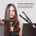 2 In 1 Professional Hair Straightener Spiral Wave Curler Flat Curling Iron Crimp Straightening Tools Hair Styling  Design. 