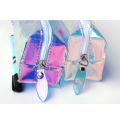 Bts Pencil Case Stationery Box Laser Transparent Large Capacity Primary School Universal Storage Bag. 
