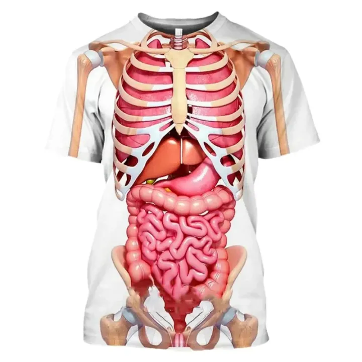 3D%20Printing%20Male%20Skeleton%20Internal%20Organs%20Graphic%20T%20Shirt%20For%20Men%20Human%20Structure%20Diagram%20Short%20Sleeve%20Funny%20T-shirt%20Tops%20Tee%20-%20Image%202