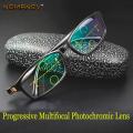 rogressie ultifocal hotochrom eading lasses esigner and ade Frame la Eyeglasses See ear And Far Add +1 o +4. 