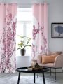 Cherry Tree Moon Japanese Style Window Curtains for Living Room Bedroom Kitchen Window Treatments Valance Home Decor Drapes. 