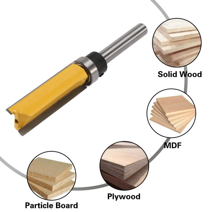 4Pcs%20Flush%20Trim%20Router%20Bits%20Top%20Bearing%20Router%20Bit%201/4%20inch%20Shank%20-%20Image%204