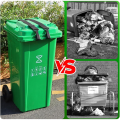 Adjustable Dual Trash Can Lock-2pcs Animal Proof Locks for Securing Trash Can Lids.