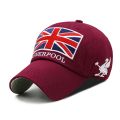 New Winter Baseball Cap Men Liverpool Warm Felt Bone Snapback Hat Women Snap Backs With England Flag for Autumn. 