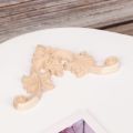 Multi-styles Furniture Parts Wall Door Decoration wooden Figurines Crafts Corner Appliques Frame Wood Carved Woodcarving Decorative. 