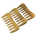 【The Edge of Beauty】New Wide Tooth Comb Natural Wood for Curly Hair. 