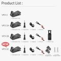 Vamson for Go Pro 10 9 8 Accessories 360-Degree Rotation Clip For GoPro Hero 9 8 7 6 5 4 3+ for yi 4K for SJCAM for SJ4000 VP512. 