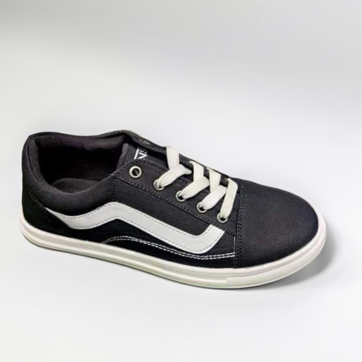 Black Cotton Fabrics Sneaker Shoes - Slip-Ons & Low Sneakers for Men - Perfect for Casual, Outdoor, and Daily Wear