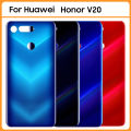 For Honor V20 Back Housing For Huawei Honor View 20 V20 PCT-L29 Battery Back Cover Rear Door Housing Case Panel Adhesive.