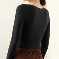 Thermal Underwear Women Tops Long Sleeve Bottoming Top Seamless Long Sleeves Highly Elastic Autumn Winter Thermal Shirt Women.