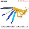 New For Xiaomi Poco M3 Pro / Redmi Note 10 5G Home Button FingerPrint Touch ID Sensor Flex Cable Replacement Parts.
