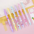 1/5/10pcs Random Sanrio Press Neutral Pen Cartoon Bulk Kawaii Students School Stationery Office Supplies.