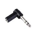 3.5 To 6.35/6.5mm 1/4 Mono Jack Stereo Speaker Audio Adapter Plug 3.5mm TRS Connector AUX Headphone Cable.