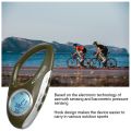 Multifunctional Barometer Altimeter Thermometer with Backlight Display Digital Altitude Monitor Weather Forecast Pedometer for Climbing Camping Sports.