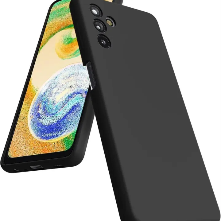 For%20Case%20For%20Samsung%20Galaxy%20A13%205G%20/%20A04s%20Casing%20Anti-fall%20Soft%20Non-slip%20Silicone%20Grain%20Back%20Cover%20-%20Image%204