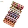 5pcs 150D Colorful Sewing Thread All Purpose Threads for Hand Machine Sewing. 