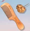 Wooden Hair Combs Handle Shape -1pcs.