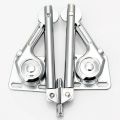 2pcs Hydraulic Randomly Stop Hinges Kitchen Cabinet Door Adjustable Polish Hinge Furniture Lift Up Flap Stay Support HardwareFolding Hinge(set=2pcs)-MHN. 