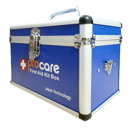 Procare%20First%20Aid%20Box%20-%20Multipurpose%20Medicine%20Storage%20Box%20Aluminum%20Body%20for%20Home%20Factory%20Medical%20Blue/%20Silver%20-%20Image%206