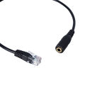Harmony3.5mm Plug Jack to RJ9 iPhone Headset to for Cisco Office Phone Adapter Cable. 