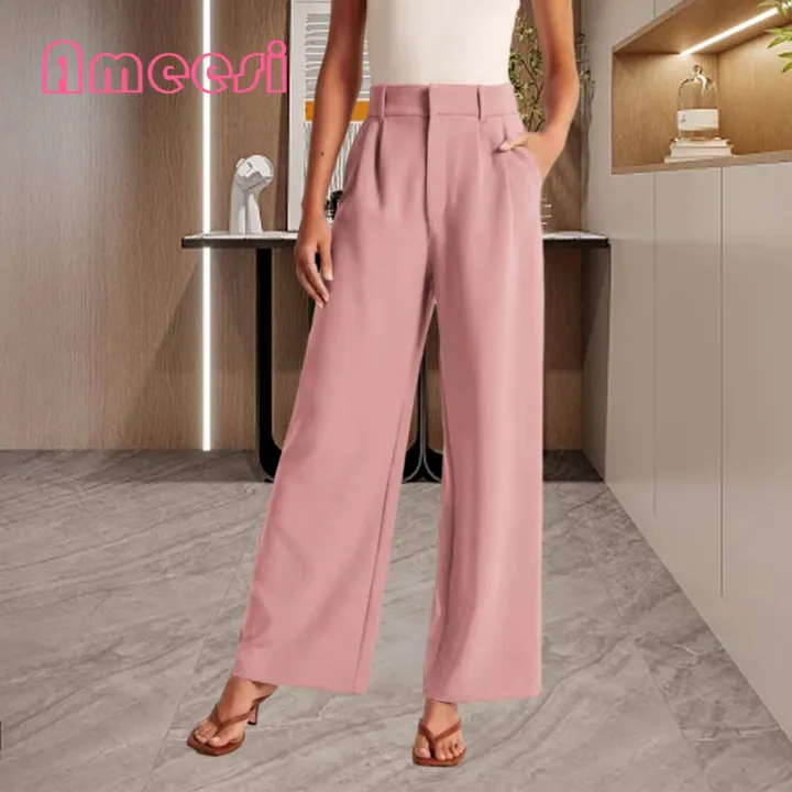 Ladies%20Pants%20Wri%20le-free%20Women%20Work%20Business%20Casual%20Pants%20-%20Image%204