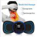 Tens Units EMS Mini Massager,Muscle Stimulator Full Body Relaxation Machine,Rechargeable Device for Legs Back Neck Pain Relief Electromagnetic Therapy Matchin. 