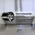 2800RPM Mini Extractor Metal 4 6 8 Inch Pipe Air Ventilator Toilet Wall Fan Low Noise Kitchen Air Ventilator for Bathroom Toilet.
