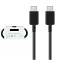 Samsung Galaxy S22 3A Fast Charging USB Type-C to Type-C Charger Cable - Black. 