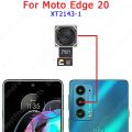 Front Back View Rear Camera Module For Motorola Moto Edge 20 Lite Pro Plus X30 Selfie Camera Replacement Flex Cable.