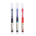 Straight liquid rollerball pen student exam gel pen 0.5mm quick-drying pen carbon pen office straight pen signature pen. 