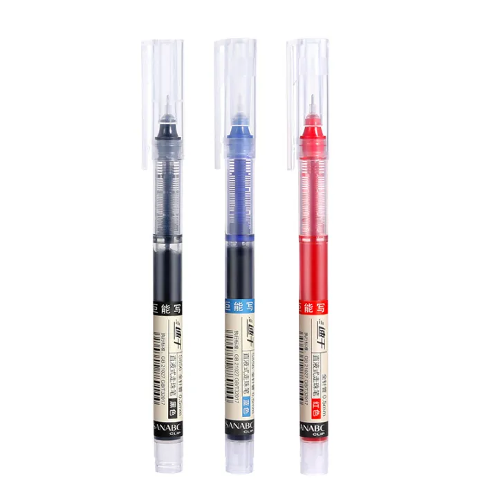 Straight%20liquid%20rollerball%20pen%20student%20exam%20gel%20pen%200.5mm%20quick-drying%20pen%20carbon%20pen%20office%20straight%20pen%20signature%20pen%20-%20Image%205