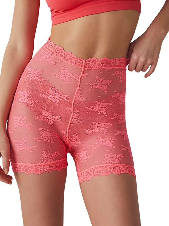 Women%20s%20High%20Waist%20Floral%20Lace%20Panty%20Shorts%20Lightweight%20See%20Through%20Thigh%20Slimmers%20Y2k%20Sheer%20Skinny%20Underwear%20-%20Image%202